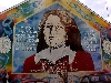 Mural of Bobby Sands the first man to die (and leader of) the POW Huger Strikers.